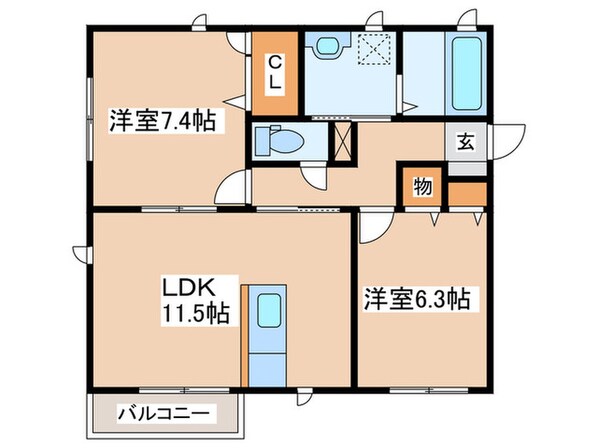 ファインの物件間取画像